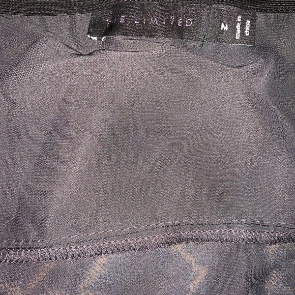 The Limited - Off shoulder Silk Indigo Shibori print top - Medium - Picture 3 of 3